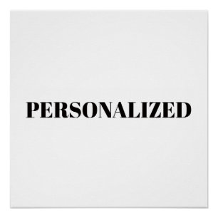 Poster Personnalisez le vôtre