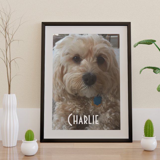 Poster Personnalisez votre chien de famille (Créateur téléchargé)