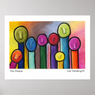 Poster Personnes par Lee Vandergrift