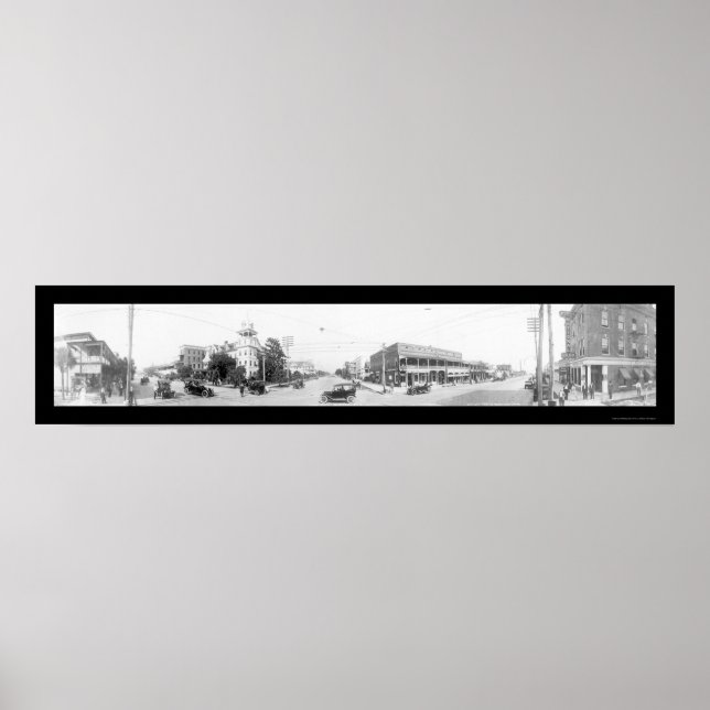 Poster Pétersbourg, FL Photo 1913 (Devant)