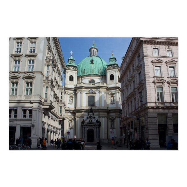 Poster Peterskirche Wien Österreich (Devant)