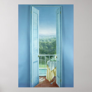 Poster Petit-déjeuner St. Maxime 1984