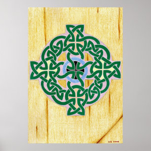 Poster Petite copie (combinée) de croix celtique