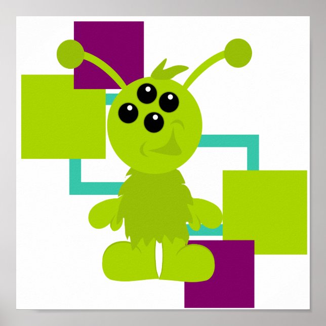 Poster Petite créature Alien Monster (Devant)