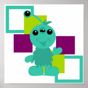 Poster Petite créature Alien Monster