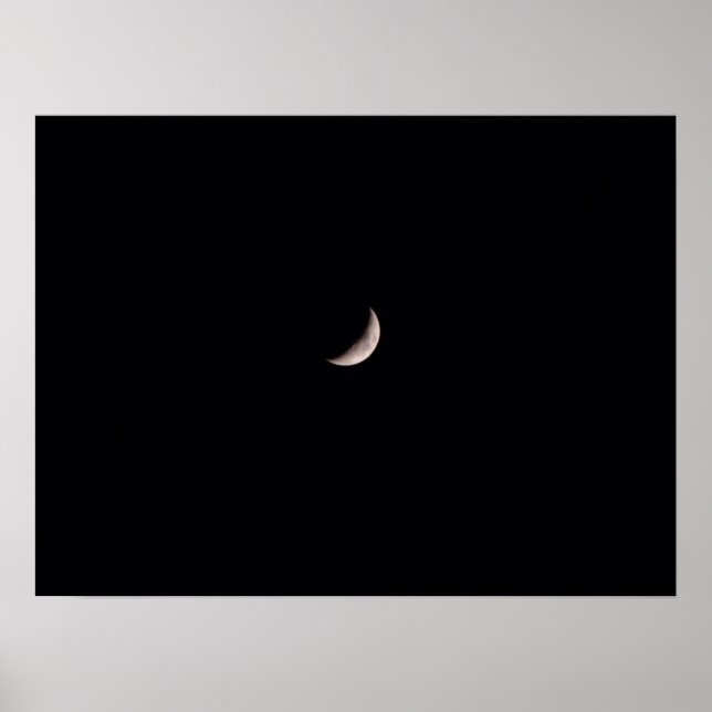 Poster Petite lune de croissant (Devant)
