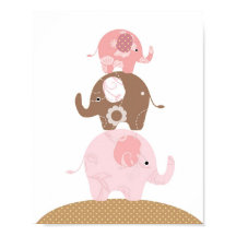 Petites filles d'art d'éléphant