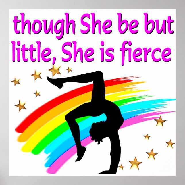 POSTER PEU MAIS FIERCE GYMNAST (Devant)