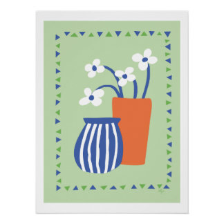 poster peut avoir un vase aux fleurs