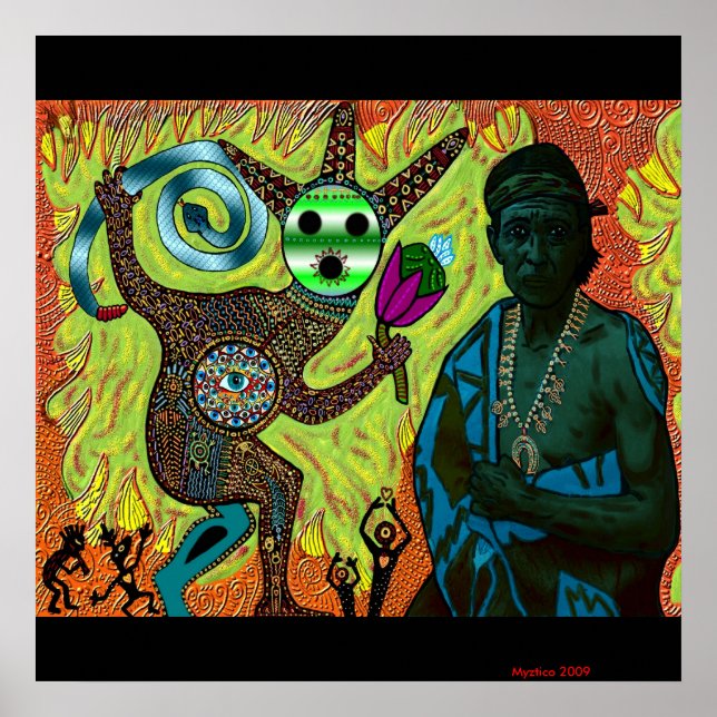 Poster Peyote Healing (poster) (Devant)