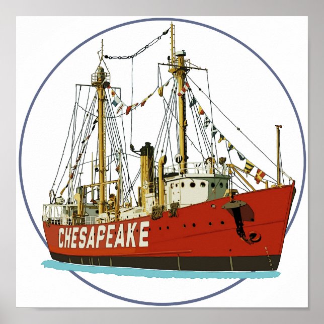 Poster Phare Chesapeake (Devant)
