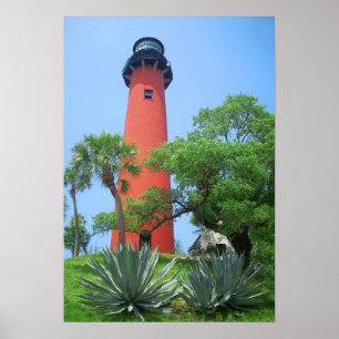 Poster Phare d'admission de Jupiter, la Floride
