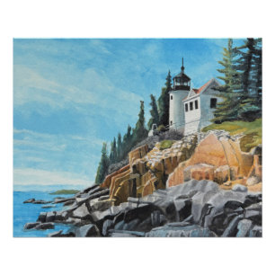 Poster Phare de Bass Harbor
