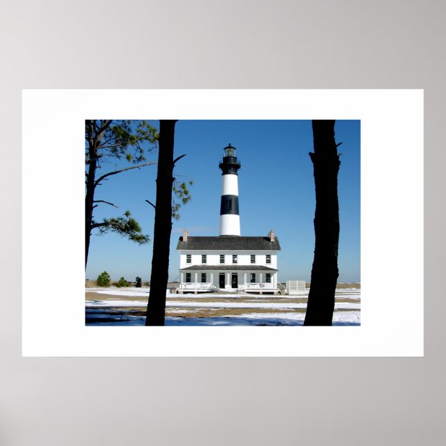 Poster Phare de Bodie Island 3 (Devant)