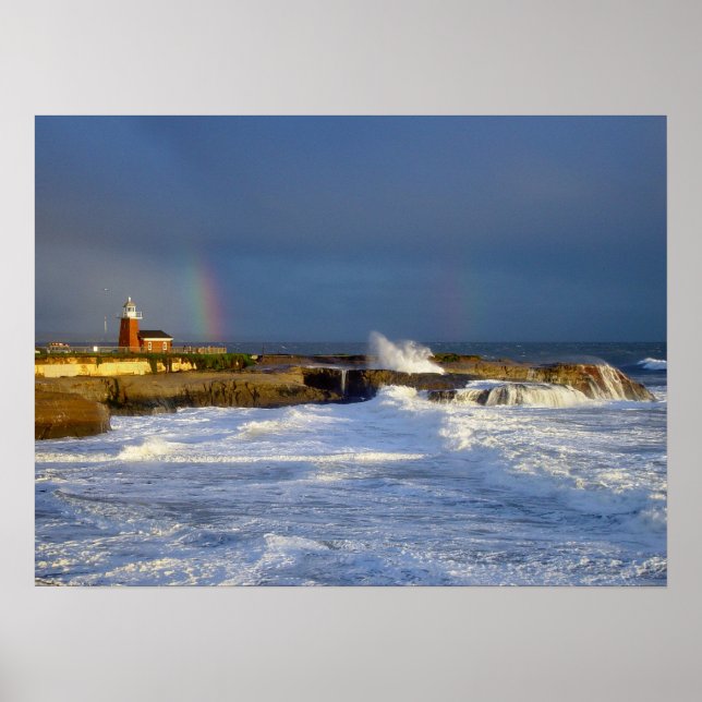 Poster Phare de père Noël Cruz Rainbow II - Imprimer (Devant)