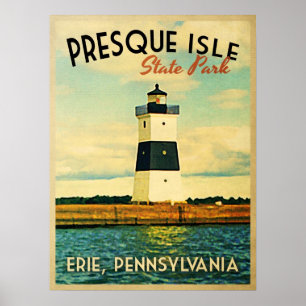 Poster Phare de Presque Isle