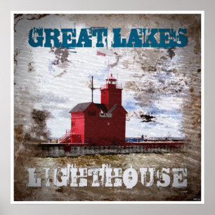Poster Phare des Grands Lacs