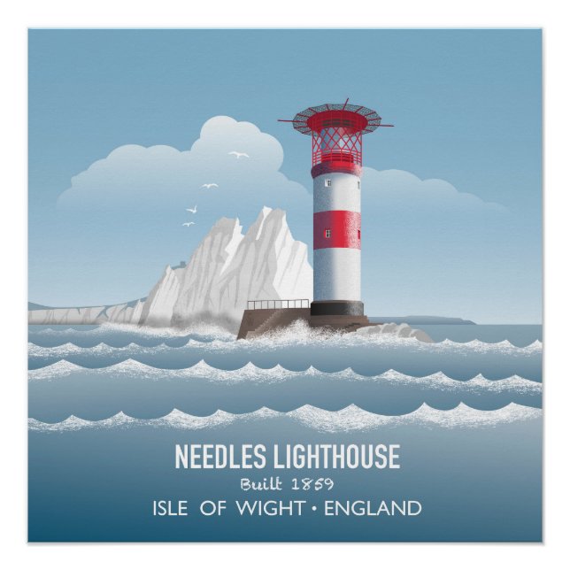 Poster Phare des Needles (Devant)