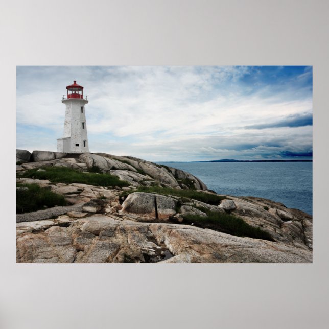 Poster phare sur peggy's cove (Devant)