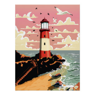 Poster Phare vintage