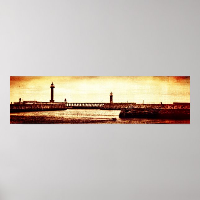Poster Phares de Whitby (Devant)