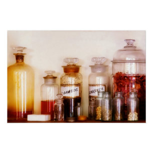 Poster Pharmacie - La réserve des sorciers