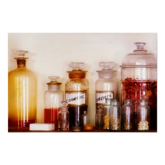 Poster Pharmacie - La réserve des sorciers (Devant)