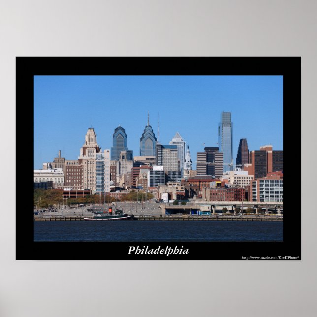 Poster Philadelphia Skyline (Devant)