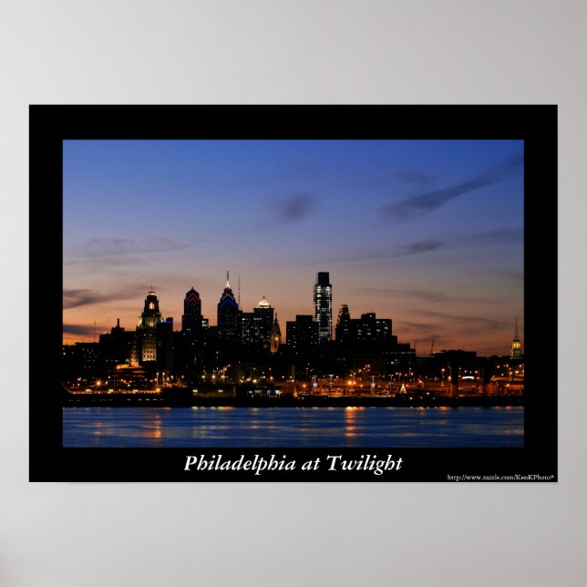 Poster Philadelphia Twilight (Devant)