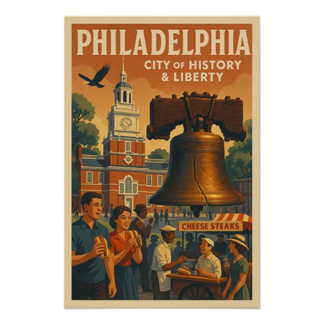 Poster Philadelphie - Cité de l'Histoire et de la Liberté (Devant)