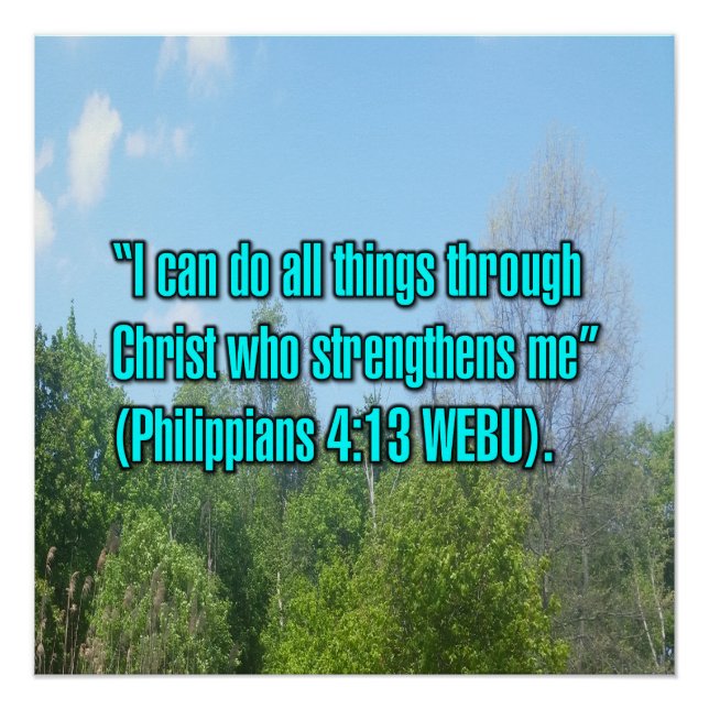 Poster Philippiens 4:13 WEBU (Devant)