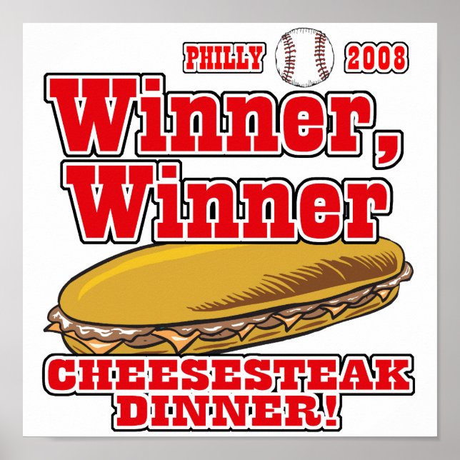 Poster Philly Winner Cheesesteak Dinner (Devant)