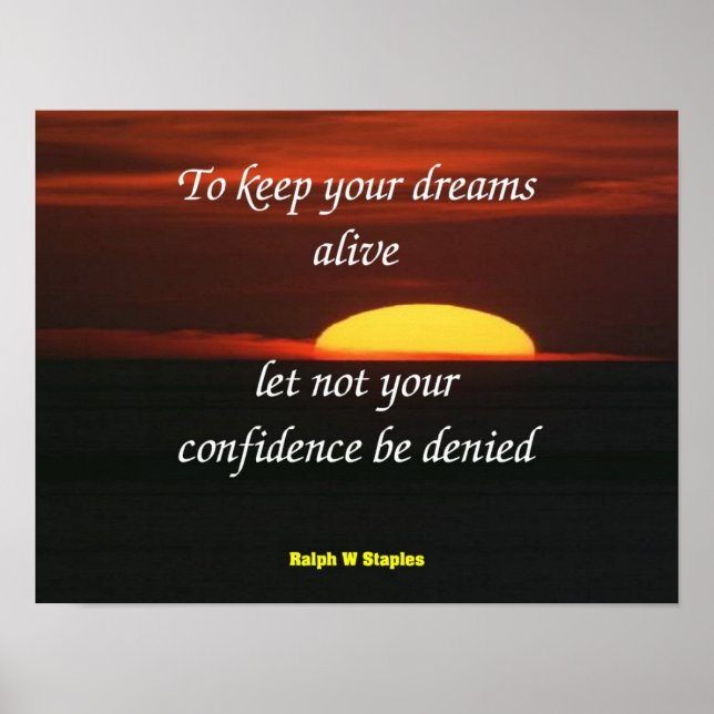 Poster Philosophie Ralph W Staples (Devant)