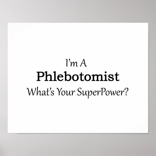 Poster Phlebotomiste (Devant)