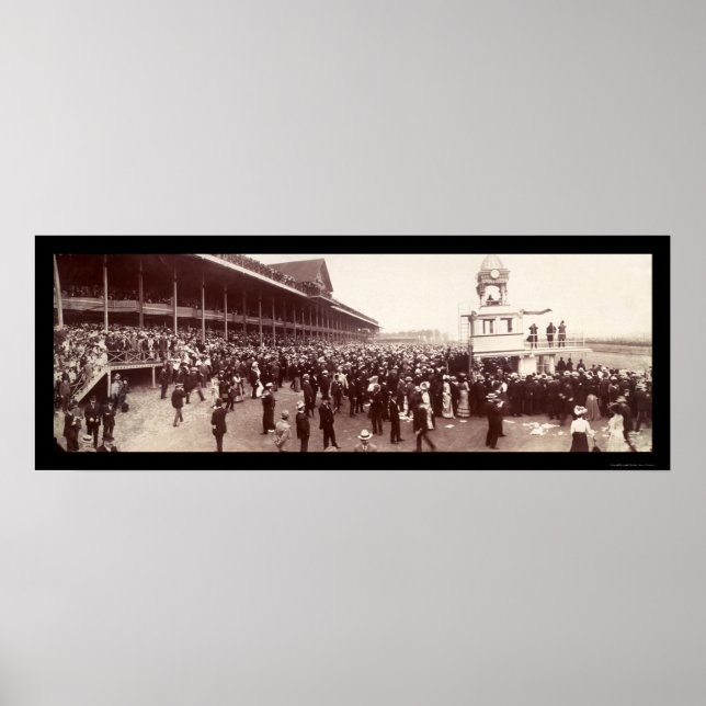 Poster Photo 1902 de Horse Racing (Devant)