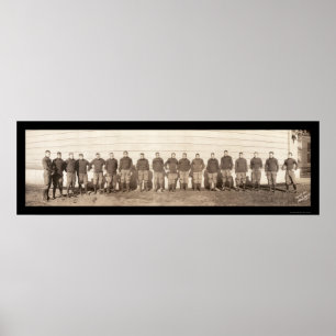 Poster Photo 1908 d'équipe de football de Yale