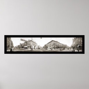 Poster Photo 1909 de Hastings Nébraska