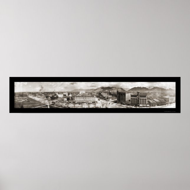 Poster Photo 1909 de Salt Lake City UT (Devant)