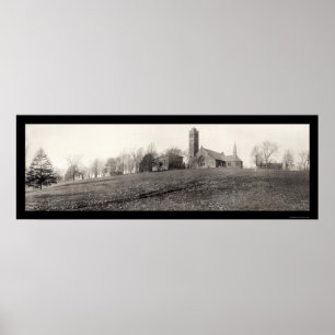 Poster Photo 1910 de Medford d'université de touffes
