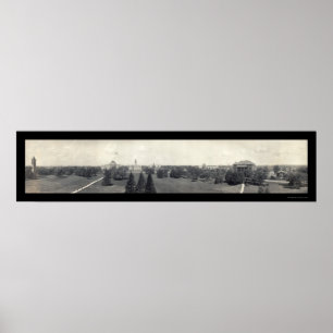 Poster Photo 1911 d'Ames de campus d'état de l'Iowa