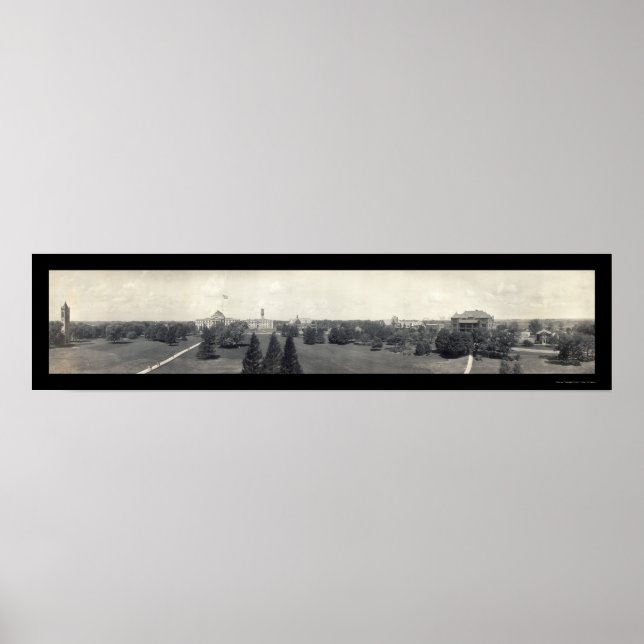 Poster Photo 1911 du campus de l'État de l'Iowa Ames (Devant)