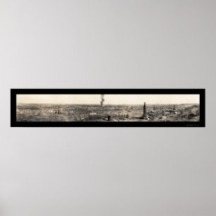 Poster Photo 1919 du Ranger Oil Fields