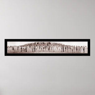 Poster Photo 1928 de reconstitution historique de