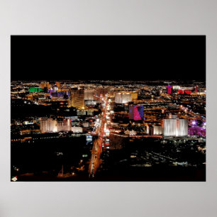 Poster photo aérienne Las Vegas Strip Imprimer