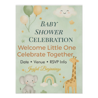 Poster Photo Backdrop Family Gathering Keepsake | Elegant