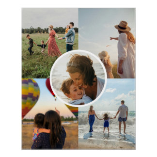Poster Photo collage for special moments