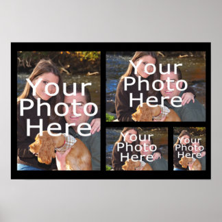 Poster Photo Collage Poster, Quatre Photos