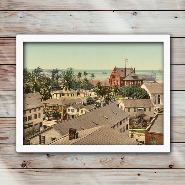 Poster Photo couleur historique Key West 1900 (Créateur téléchargé)