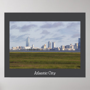 Poster photo de Atlantic City Skyline