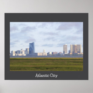 Poster photo de Atlantic City Skyline